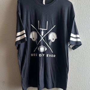 Black Football Graphic Women's Tee